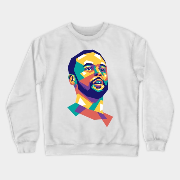 Steph Curry Night Night Crewneck Sweatshirt by ACH PAINT